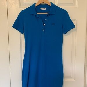 Lacoste Women's Vibrant Blue Mini Dress